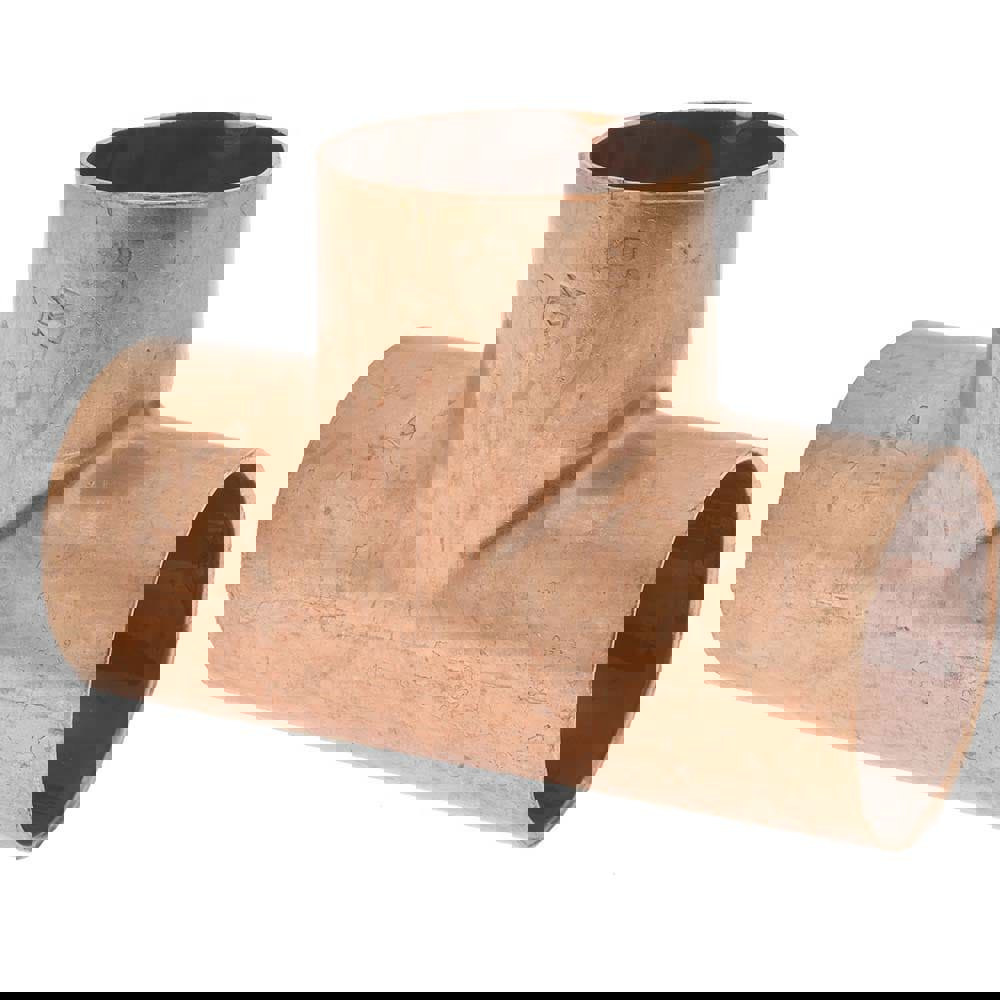 Wrot Copper Pipe Tee: 1-1/4